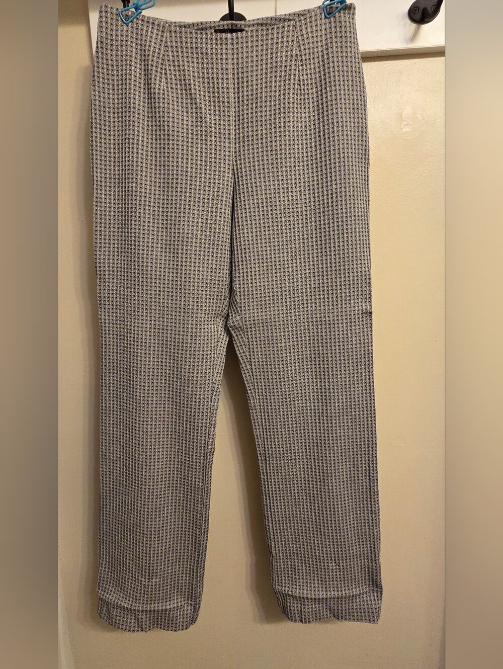 ​Bentley A. Size 8 Retro 90s Y2K High Waist Knit Straight Leg Pants USA Made
